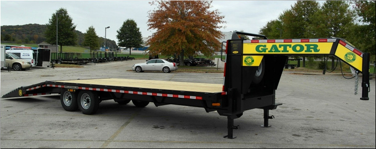 Gooseneck flat bed trailer for sale14k  Robeson County, North Carolina